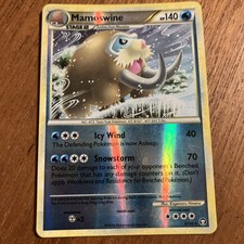 Mamoswine - 5/102 - Holo Rare - Reverse Holo PL/MP, English Pokemon Triumphant