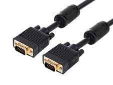 Monoprice SVGA Super VGA M/M Monitor Cable - 3 Feet With ferrites  Gold Plated