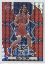 2021-22 Panini Mosaic Red Mosaic Prizm Kelly Olynyk #177 10j9
