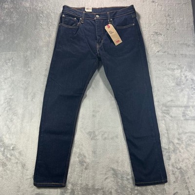 LEVI'S 512 Slim Taper Jeans Mens 33x30 Dark Indigo NEW Stretch Denim 28833-0025