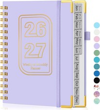 Planner 2026-2027, 18 Months Weekly and Monthly Hardcover Planner, January 2026