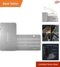Durable Crypto Steel Capsule Wallet - 24 Word Phrase Backup for Cryptocurrencies