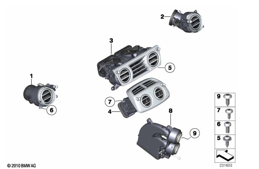 Rolls-Royce Ghost 2009-2023 FRONT Air vent