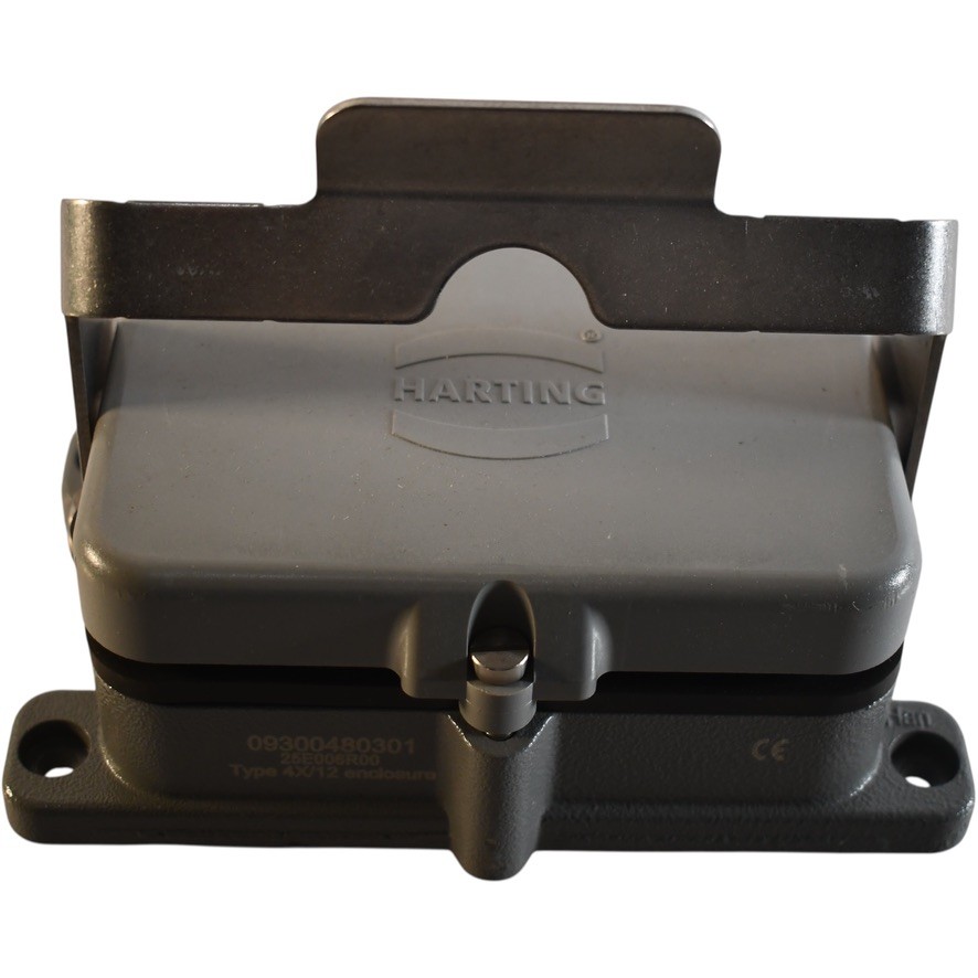 NEW HARTING 09300480301 Han 48B-agg-QB Bulkhead Housing with Plastic Cover