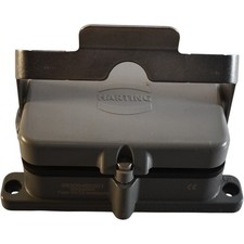 NEW HARTING 09300480301 Han 48B-agg-QB Bulkhead Housing with Plastic Cover
