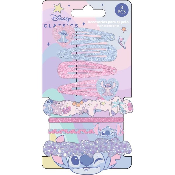 Cerda Beauty: Stitch - Hair Accessories Set (8Pcs) (2500003683) Neu-image
