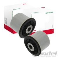 2X Schaeffler FAG Achslager Buchsen Hinten Passend FüR CitroËN C2 C3
