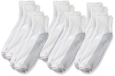 Cushion Ankle Socks 186/6 White, 10-13 6 - 12, White
