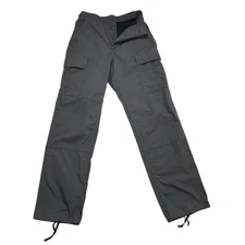 Propper BDU Trouser Cargo Pants Men XS R Gray Button Fly Ripstop F5201