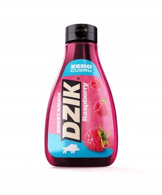 5904988311347 WK DZIK Sos do deserów Raspberry Zero Cukru malinowy 425ml WK-DZIK