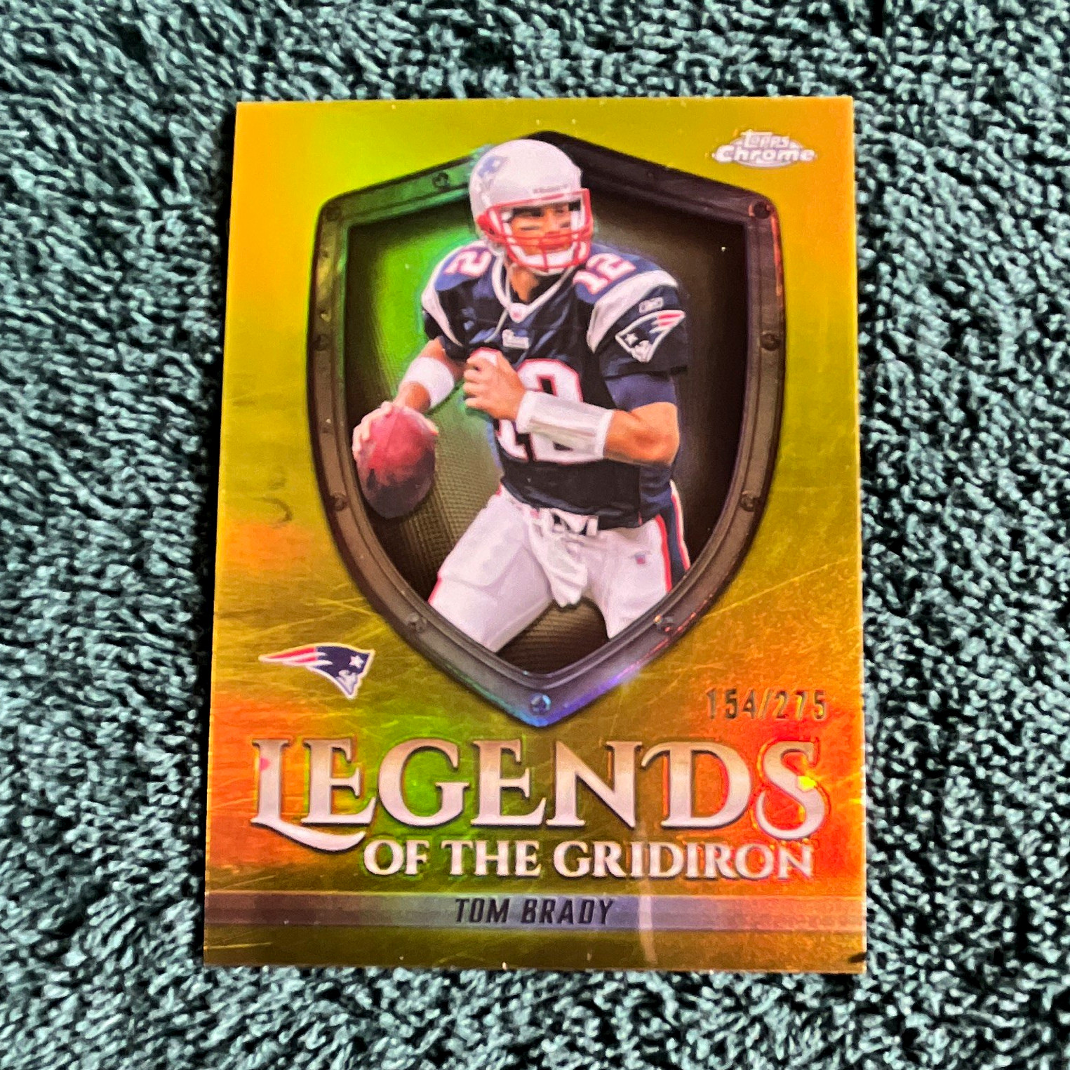 2025 Topps Chrome - Tom Brady Legends of the Gridiron LOG-9 Numbered /275