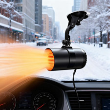Portable Car Heater - 12V 150W Dual Mode Heating/Cooling Defroster  Defogger