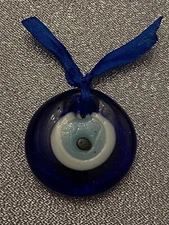 Blue Glass Evil Eye Mati Turkish Greek Amulet Protection Car Bag Home Lucky