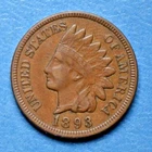 1893 Indian Head Cent Penny ~ XF EXTREMELY FINE ~ US Type Coin ~ Diamonds