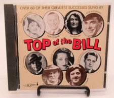 TOP OF THE BILL - GREATEST SUCCESSES 1920'S & 30'S MUSIC CD, 9 TRKS NOEL COWARD+