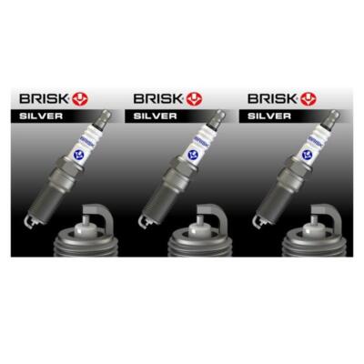 3x Brisk 1723 Zündkerze für Opel Astra G CC Ford Fiesta III Mazda 2 Volvo