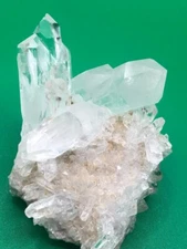 78g Natural Stone White Clear Quartz Cluster Crystal Mineral From Pakistan