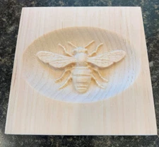 Honey Bee Engraving Trim Wood Corner Trim Block Door Trim Block Window Trim