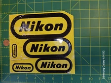 VINTAGE CAMERA SHEET SHELF WEAR  STICKER DECAL ORIGINAL old stock RACING