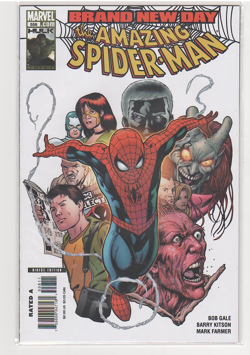Amazing Spiderman #558 Brand New Day Bob Gale Menace Freak