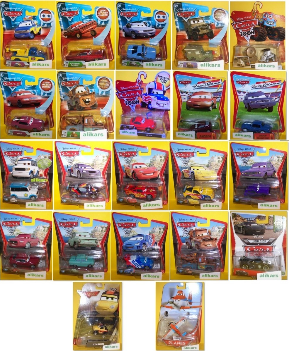 Cars Planes Disney Pixar Mattel Fahrzeuge 1:55 Modelle Diecast