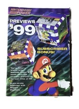 Nintendo Power Previews '99 Magazine With Calendar Subscriber Bonus Insert Promo