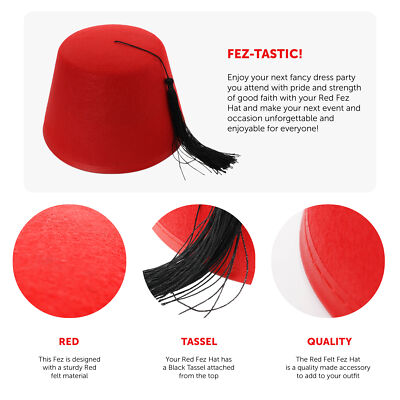 RED FEZ KUKI HAT ADULTS MOROCCAN TURKISH EMERALD TASSEL ACCESSORY FANCY DRESS | eBay RED FEZ KUKI HAT ADULTS MOROCCAN TURKISH EMERALD TASSEL ACCESSORY FANCY DRESS | eBay
