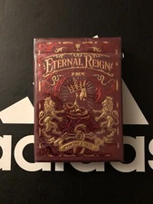 Eternal Reign Ruby Red Playing Card Deck Riffle Shuffle RARE