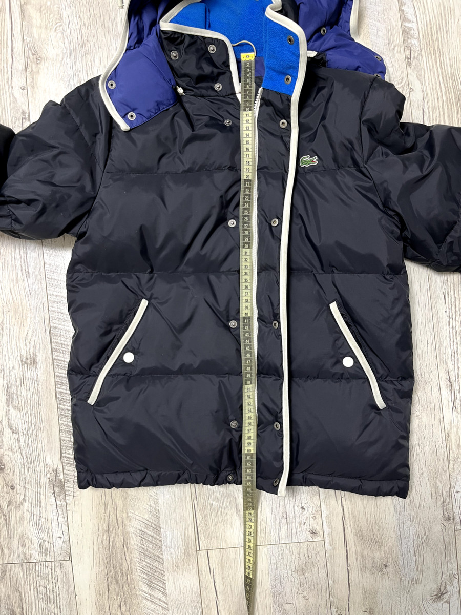 men lacoste puffer jacket