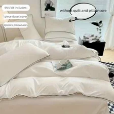 3pcs soft Duvet Cover Set (1*Duvet Cover +2*Pillowcase,Without Core),Bedding Set