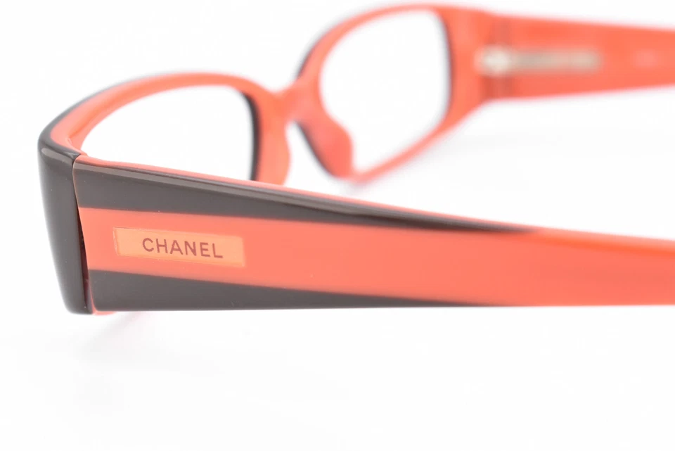Marco de gafas Chanel 3122 C964 Darl azul/naranja mujer Italia 51-16 135 #4932 Foto 4 de 4