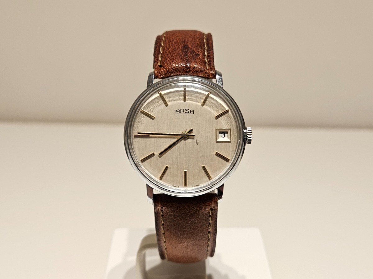 VINTAGE CLASSIC ELEGANT MEN'S SWISS MECHANICAL WATCH 