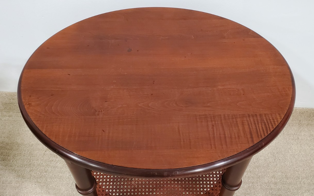Ethan Allen British Classics Freeport Accent Oval End Table Maple