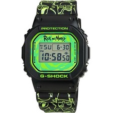 Rick Morty Casio G-Shock DW5600RM21-1 Limited Ed BRAND NEW