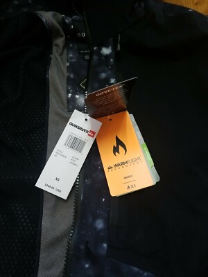 QuikSilver Snowboardware XS Gore Tex Kvj5 Forever 2L Blk Goatex