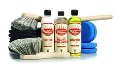 Golden Shine Car Care Wheel and Tire Detailing Kit w Brushes and Towels GS-WTC