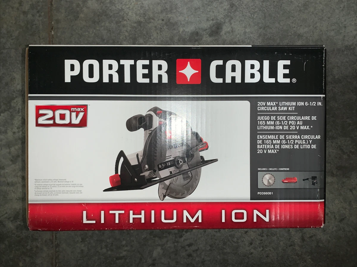 Porter Cable 20V MAX Li Ion 6 1 2