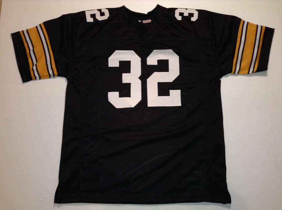 Jersey negro Franco Harris cosido personalizado sin firmar - M, L, XL, 2XL, 3XL Foto 2 de 2