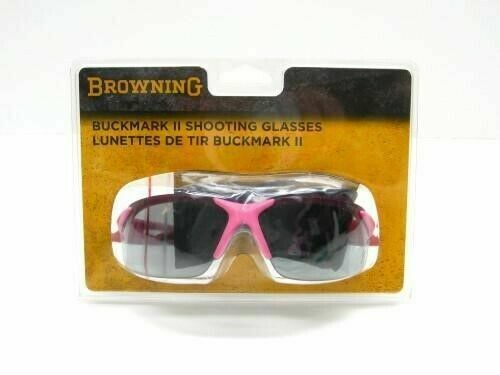 Browning 12723 Pink Frame Buckmark Shooting Finally resale start II Cheap mail order sales Glasses Safety Fo