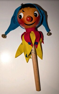 Steinbach Germany Spieluhr Eulenspiegel Harlekin Hofnarr Musik Holz