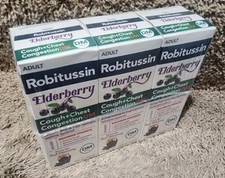 Robitussin Elderberry Adult Cough+Chest Congestion DM Max Strength Exp 8-25