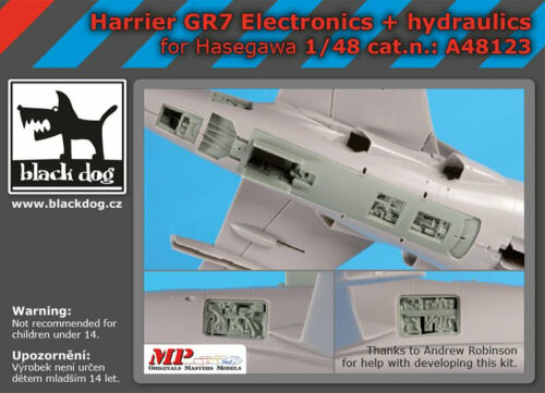 A48123 1/48 Black Dog Harrier GR 7 Electronics & Hydraulics *Ships From USA* - Picture 1 of 1