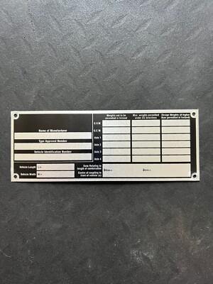 Dublin Bus Atha Cliath Volvo Olympian 96-D-267 RA267 Chassis Body Plate Badge