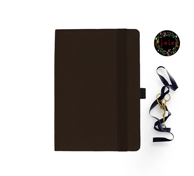 Classic Dark Brown A5 Dot Grid Notebook