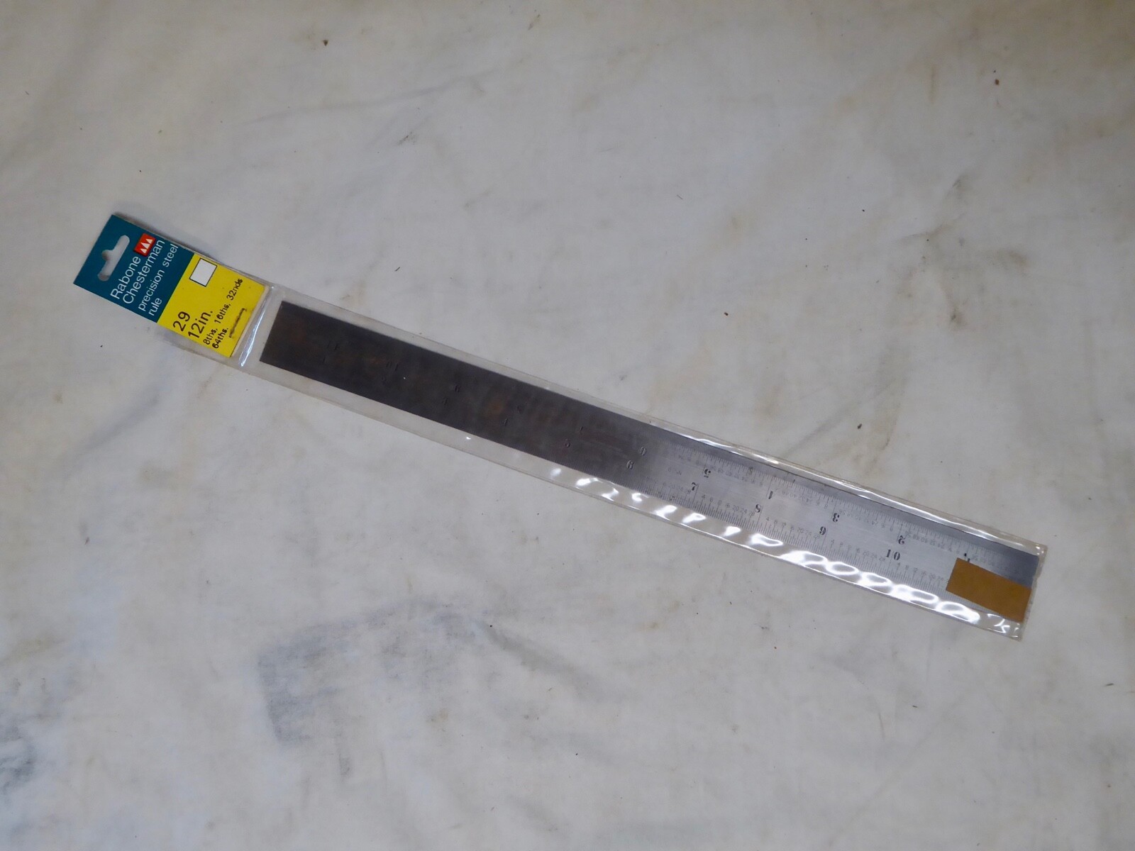 NOS - Genuine Rabone & Chesterman No29 Precision 12" Engineers Rule - Imperial