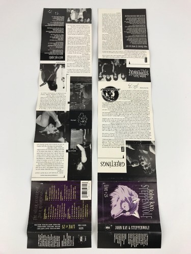 Live at 25 Silver Anniversary by John Kay & Steppenwolf Cassette Set 1995 - Picture 7 of 8