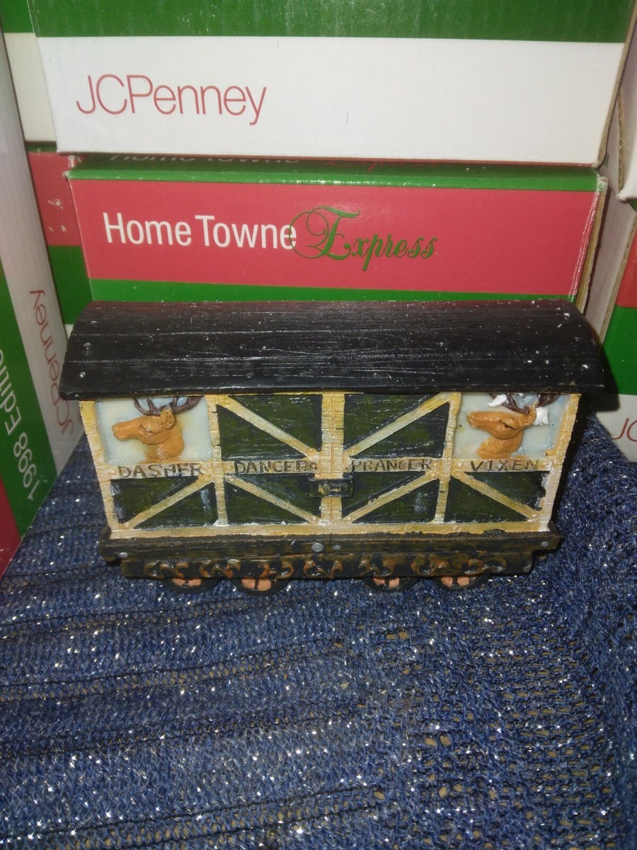 JC Penney Christmas 1998 Home Towne Express Train Set Railroad