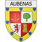 Aubenas 07 city coat of arms stickers adhesive sticker