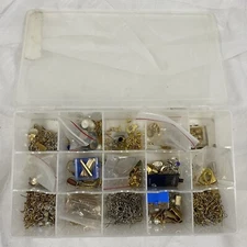 JEWELRY MAKING SUPPLIES - CLASPS, EARRING HOOKS, MISC, GOLD TONE & SILVER TONE