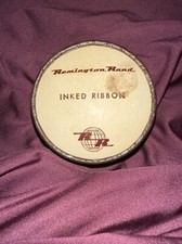 Remington Rand Typewriter Ribbon Empty Cardboard Box / Container Inked thumbnail